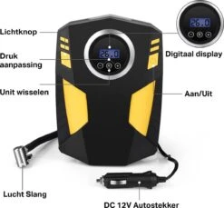 TRANSNECT Compressor Bandenpomp – Luchtcompressor – Elektrische 12V - 35 L/Min - 100psi - Draagbaar - Voor Auto, Motorfiets 12 TRANSNECT Compressor Bandenpomp – Luchtcompressor – Elektrische 12V - 35 L/Min - 100psi - Draagbaar - Voor Auto, Motorfiets -Makita Winkel 1200x1112 1