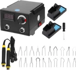 Houtbrander Set XXL - Pyrografie - Houtbranderset - Pyrography - Porfessioneel - Pen - Voor Hout - Voor Hobby - NEW 2022 -Makita Winkel 1200x1112