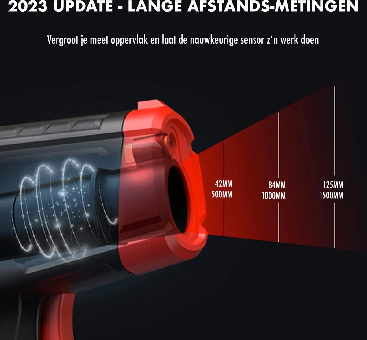 DynaBright Digitale Infrarood Thermometer - Bereik -50 T/m +400 °C - Incl. Batterijen - IR Thermometer - Warmtemeter 5 DynaBright Digitale Infrarood Thermometer - Bereik -50 T/m +400 °C - Incl. Batterijen - IR Thermometer - Warmtemeter - Afbeelding 3