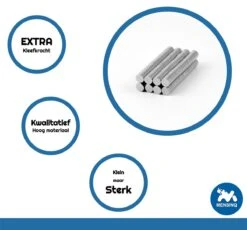 MENSINQ – Magneten – Magneet – Magneetjes – Magneten Sterk – Magneten Whiteboard – Magneten Koelkast – Sterke Magneten – N50 – 5x2mm – 50 Stuks -Makita Winkel 1200x1116 11