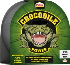 Pattex Crocodile - 30 Mt - Grijs - Premium Grip
