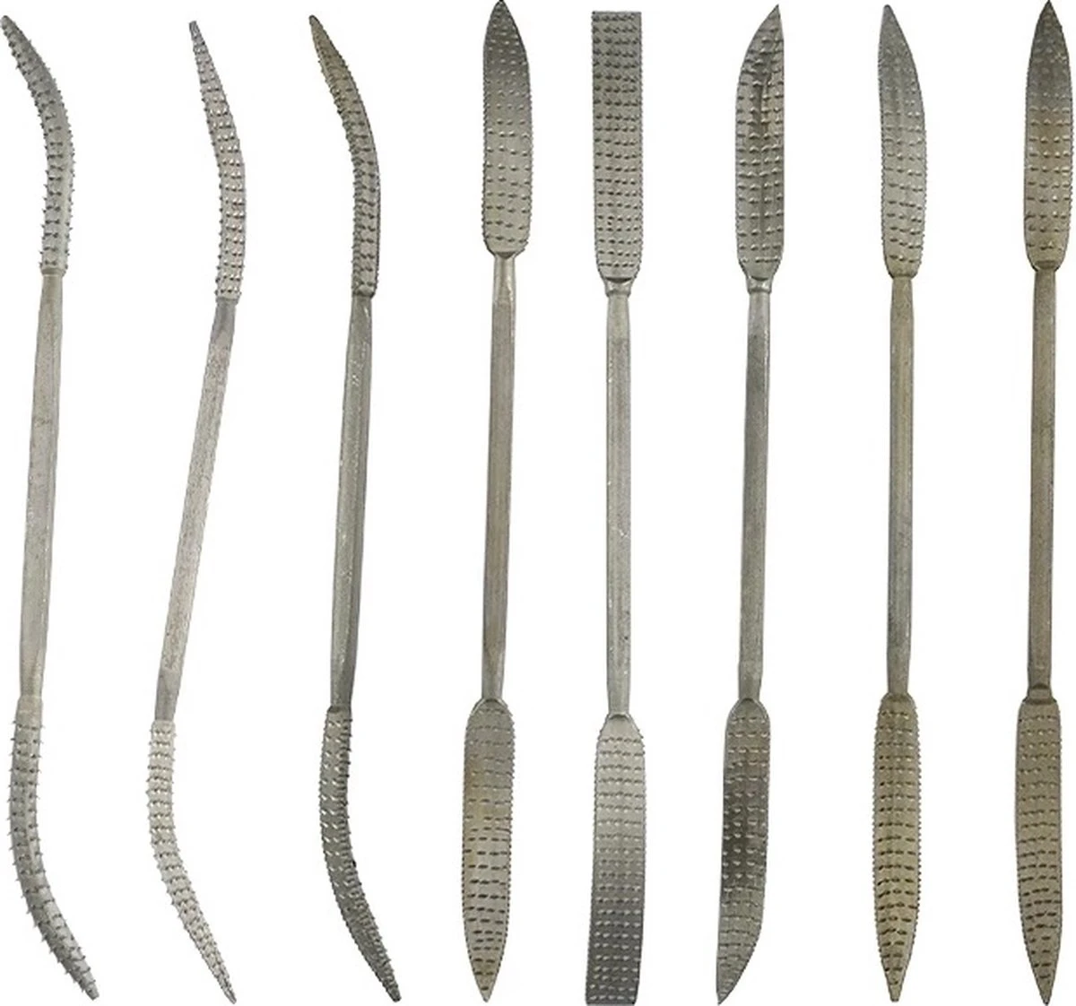8 Delige Speksteen Raspenset - Spek Steen Pakket - Hout - Klei - Vijl - Vijlenset - Gereedschap - Grating Set 8 8 Delige Speksteen Raspenset - Spek Steen Pakket - Hout - Klei - Vijl - Vijlenset - Gereedschap - Grating Set - Afbeelding 6