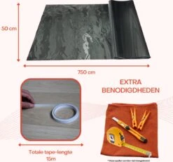 Econy Radiatorfolie – 750cm X 50cm – Dubbelzijdige Tape – Radiatorfolie Op Radiator – Isolatiefolie Radiator 18 Econy Radiatorfolie – 750cm X 50cm – Dubbelzijdige Tape – Radiatorfolie Op Radiator – Isolatiefolie Radiator -Makita Winkel 1200x1124 16