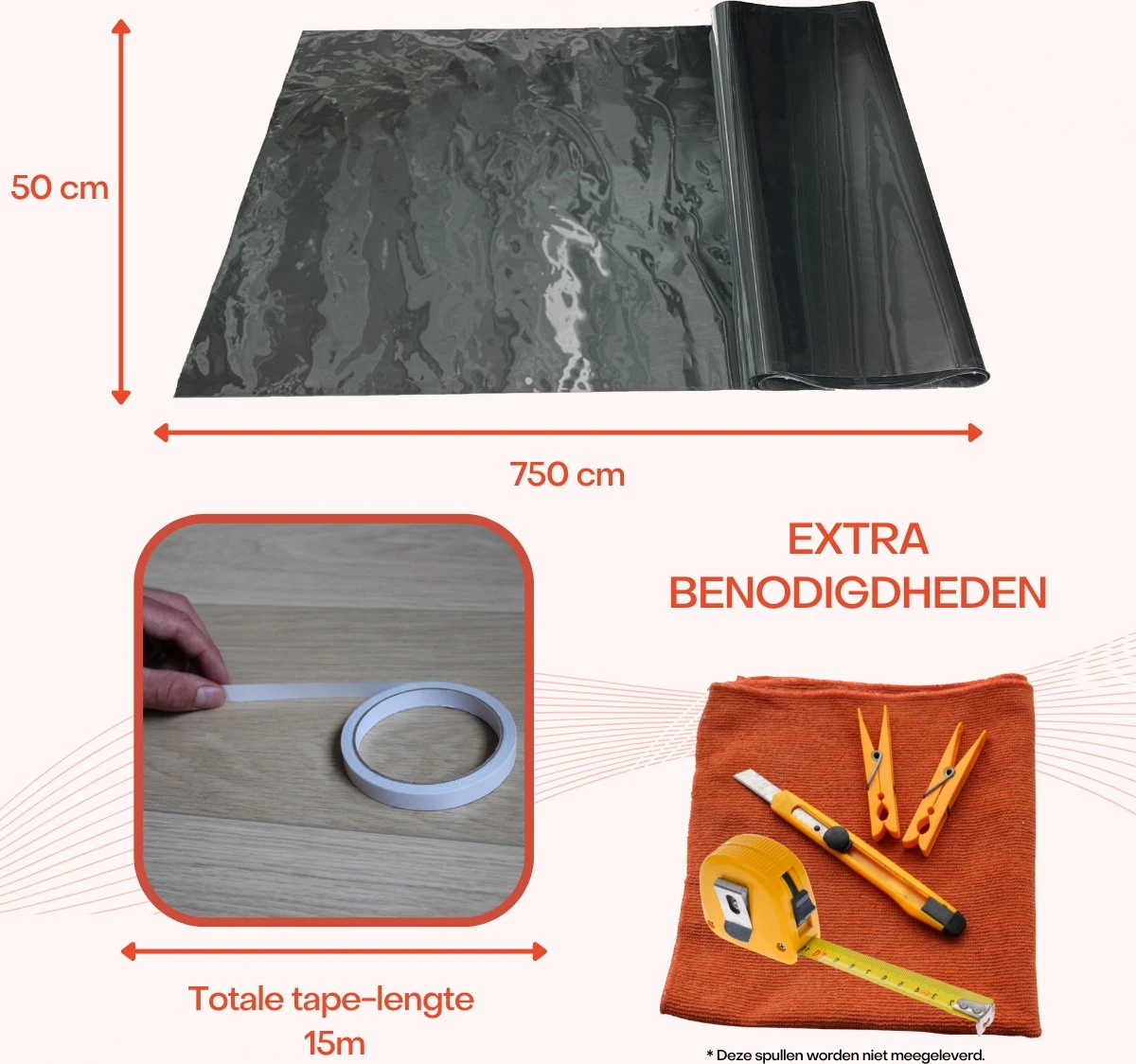 Econy Radiatorfolie – 750cm X 50cm – Dubbelzijdige Tape – Radiatorfolie Op Radiator – Isolatiefolie Radiator 9 Econy Radiatorfolie – 750cm X 50cm – Dubbelzijdige Tape – Radiatorfolie Op Radiator – Isolatiefolie Radiator - Afbeelding 7