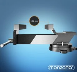 Monzana Bankschroef 150mm Spanbreedte Koolstofstaal 360° Draaibaar Aambeeld -Makita Winkel 1200x1125 11