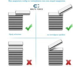 10x Super Magneten BlokMagneten 25 X 8 X 2 Mm Neodymium N52 Vernikkeld -Makita Winkel 1200x1125 14