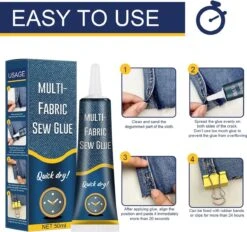 Textiellijm - 50ml - Watervast - Hobbylijm - Geschikt Voor Elke Stof - Zoomband - Textiel Lijm -Makita Winkel 1200x1126 12