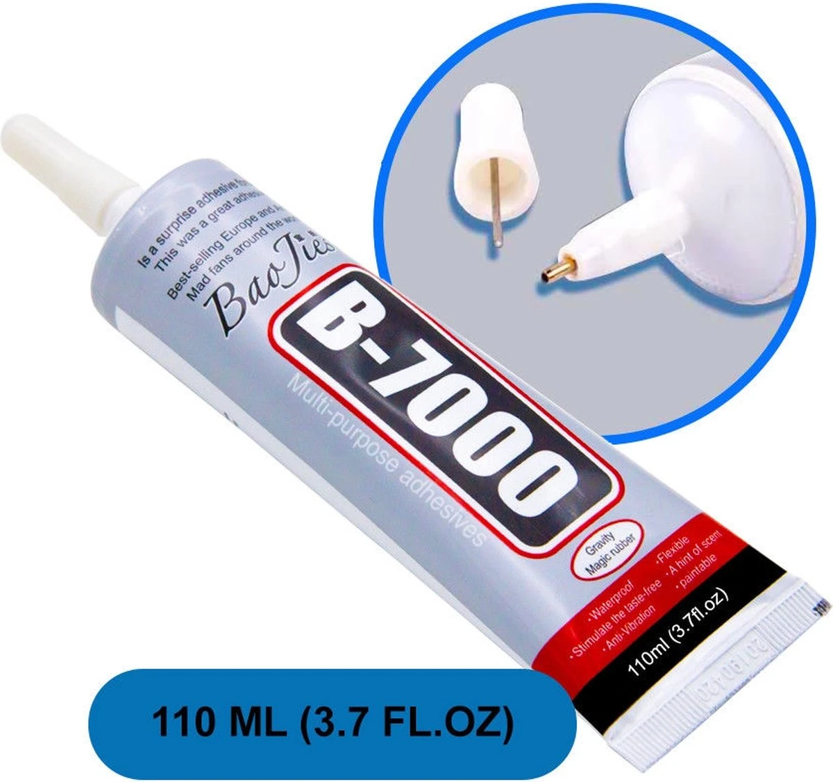 MMOBIEL B-7000 Lijm 110ML Multifunctioneel Semi Vloeibaar Industrieel Transparant - Gespecialiseerd Voor O.a. Smartphones, PC, Laptop Reparaties - Precisie Doseerpunt 4 MMOBIEL B-7000 Lijm 110ML Multifunctioneel Semi Vloeibaar Industrieel Transparant - Gespecialiseerd Voor O.a. Smartphones, PC, Laptop Reparaties - Precisie Doseerpunt - Afbeelding 2