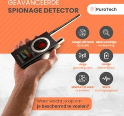 PuroTech Signaaldetector - Detectieapparaat - RF Bug Finder - Anti Afluisterapparatuur - Anti Spy Detector - Spy Cam - GPS Tracker - Verborgen Camera - Device Finder -Makita Winkel 1200x1129 8
