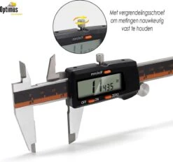 Optimus Professionele Digitale Schuifmaat Met Handige Opbergcase - Incl. Extra Batterijen - RVS - 150mm Meetbereik 17 Optimus Professionele Digitale Schuifmaat Met Handige Opbergcase - Incl. Extra Batterijen - RVS - 150mm Meetbereik -Makita Winkel 1200x1129 9