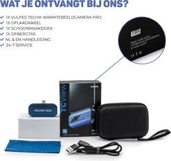 Vulpes Tech® Warmtebeeldcamera PRO - Warmtemeter Voor Android (USB-C) Apparaten - -20 Tot +550°C - 256 X 192 Pixel - Thermische Camera - Pro Versie -Makita Winkel 1200x1134 5