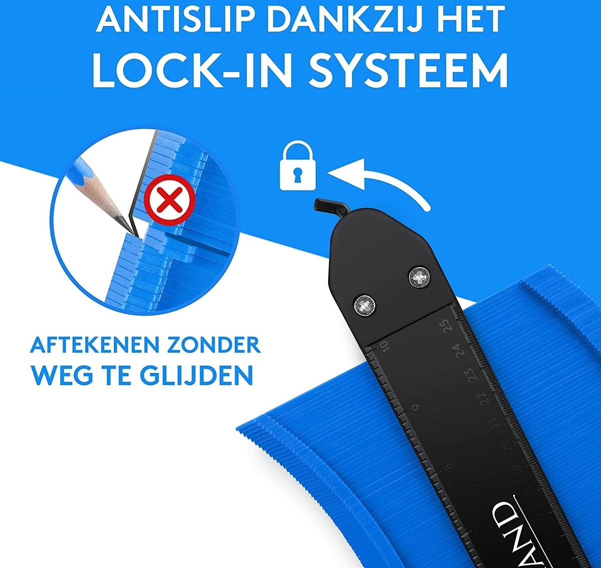 EDELHAND© Contourmal Groot Met Houder In Praktische Set Van 2 - Contrameter Als Duplicaatmeter Met Extra Diepte - Ambachtelijk Gereedschap Gadget Als Cadeau Voor Man En Vader 5 EDELHAND© Contourmal Groot Met Houder In Praktische Set Van 2 - Contrameter Als Duplicaatmeter Met Extra Diepte - Ambachtelijk Gereedschap Gadget Als Cadeau Voor Man En Vader - Afbeelding 3