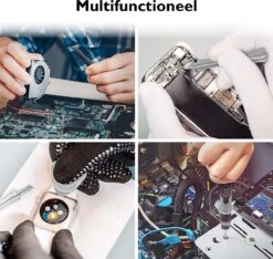 Dieux® - 125 Delige Precisie Schroevendraaierset - Grijs - Magnetisch - Schroevendraaier - Gereedschapset - Bidset - Gereedschap - Reparatie - Werkbank - Opbergbox - Pasen -Makita Winkel 1200x1136 11