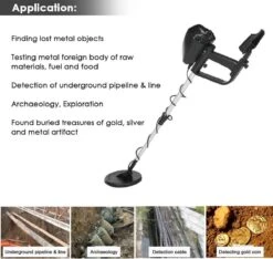 Merkloos EFLO® Metaal Detector Voor Goud, Munten, Sierraden, ... - Professionele Metaaldetector Inclusief Headphones - 20 Cm Diepte Detectie - 75 Cm -Makita Winkel 1200x1136 14