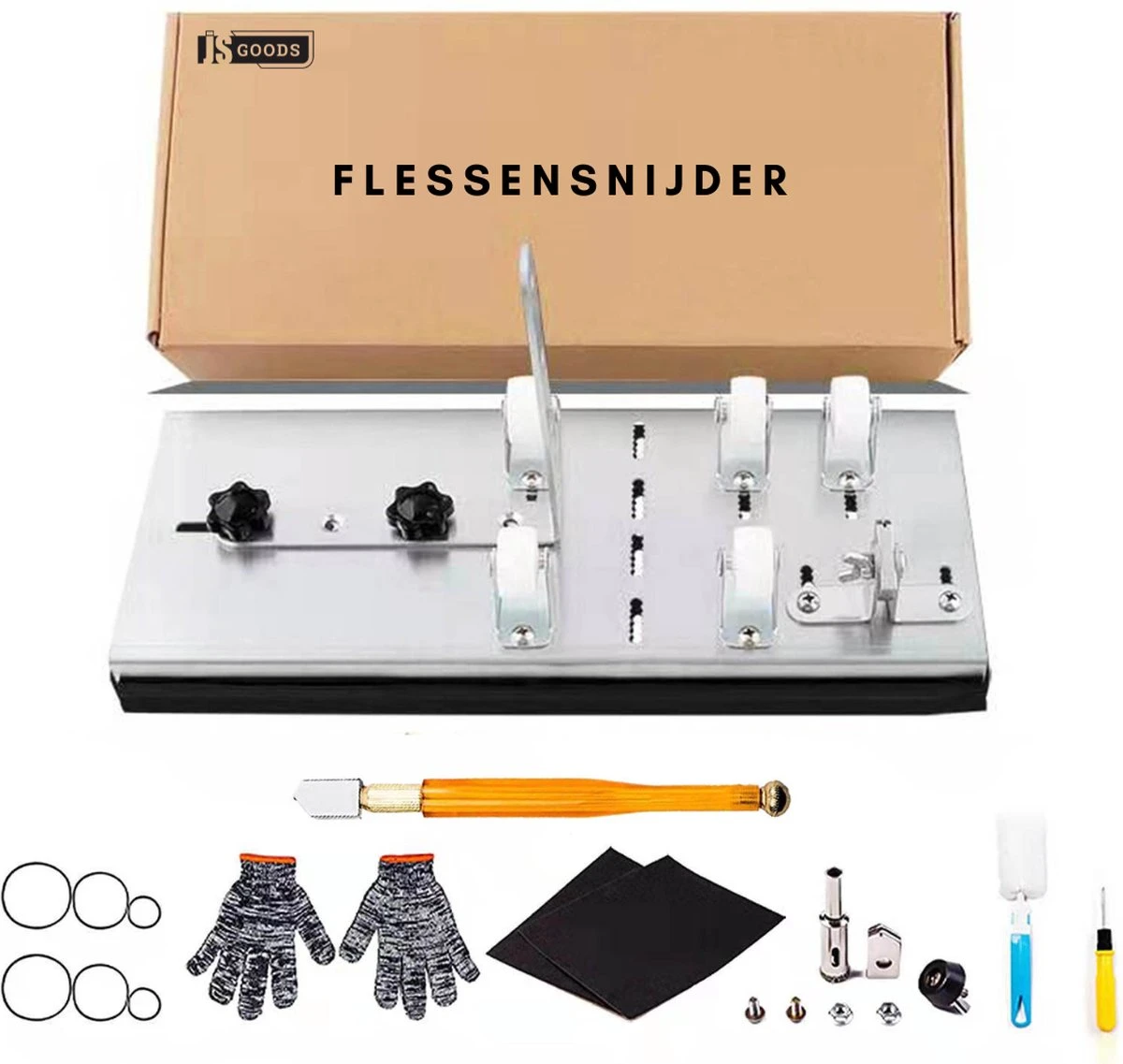 Professionele Flessnijder – 20 Delig - Flessensnijder – Glassnijder – Ronde Fles Snijder – Wijn Flessnijder - 5 Verstelbare Wielen 3 Professionele Flessnijder – 20 Delig - Flessensnijder – Glassnijder – Ronde Fles Snijder – Wijn Flessnijder - 5 Verstelbare Wielen