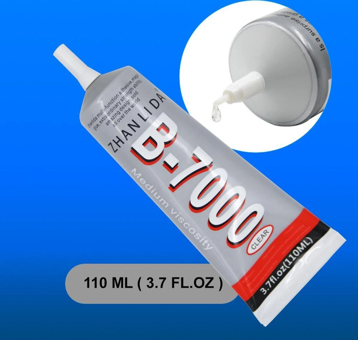 MMOBIEL B-7000 Lijm 110ML Multifunctioneel Semi Vloeibaar Industrieel Transparant - Gespecialiseerd Voor O.a. Smartphones, PC, Laptop Reparaties - Precisie Doseerpunt 6 MMOBIEL B-7000 Lijm 110ML Multifunctioneel Semi Vloeibaar Industrieel Transparant - Gespecialiseerd Voor O.a. Smartphones, PC, Laptop Reparaties - Precisie Doseerpunt - Afbeelding 4