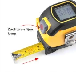 Levabe 3 In 1 Slimme Rolmaat - Digitale Laser - Afstandsmeter 40M - Elektronische Metrische Systeem - 5M Meetlint - Roestvrij - Display -Makita Winkel 1200x1139 10