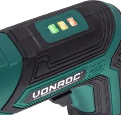 VONROC Accu Schroefmachine – 4V – Incl. Bithouder, Excentrisch En Haaks Opzetstuk, Bitset & Lader -Makita Winkel 1200x1139