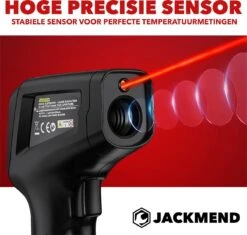 JACKMEND Infrarood Thermometer - Digitale Warmtemeter - Bereik Van -50 Tot 400 °C - Warmte Thermo Meter - Laser Pyrometer -Makita Winkel 1200x1140 13