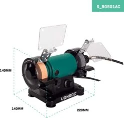 VONROC Tafelslijpmachine / Multitool – 150W – 75MM – Met Flexibele As – Incl. 192 Accessoires -Makita Winkel 1200x1141