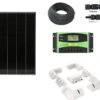 Compleet 170W Zonnepaneel Set - Mono Kristallijne Celtechnologie - 12V - Daglichtpaneel - Met MC4 Connectoren - Voor Camper, Boot, Caravan, Accu, Etc - Met Nederlandse Handleiding -Makita Winkel 1200x1142 25