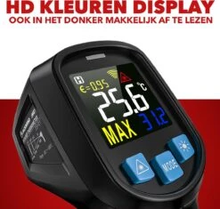JACKMEND Infrarood Thermometer - Digitale Warmtemeter - Bereik Van -50 Tot 400 °C - Warmte Thermo Meter - Laser Pyrometer -Makita Winkel 1200x1143 10