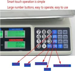 Imtex Marktweegschaal 40 KG - Horeca Weegschaal - Digitale Prijs Weegschaal - 5G Tot 40KG - Oplaadbare Accu -Makita Winkel 1200x1143 13