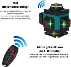 Dokx Zelfnivellerende Kruislijnlaser 16 Lijnen - Hardcase - 360° Graden Roterende Laser - Hardcase -Makita Winkel 1200x1146 9