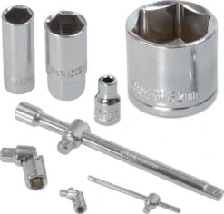 HW - Doppenset - Dopsleutelset - Ratelset - Ratel - Wrench - 94-delig - Uitgebreid - 1/2 - 1/4 - Gereedschap -Makita Winkel 1200x1148 10