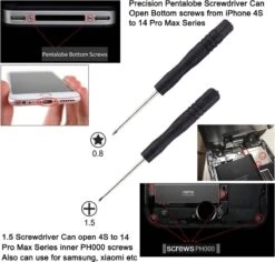 Smartphone Tablet Micro Schroevendraaierset - 10 Delige Reparatieset - Smartphone Schroevendraaierset - Gereedschapset Geschikt Voor Apple Iphone - Samsung - Laptop - 4 Schroevendraaiers -Makita Winkel 1200x1148 5