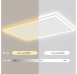 Infrarood Verwarming Plafond Met Verlichting - 370W - 128x63x3.3cm - Infrarood Verwarmingspaneel - Inclusief Thermostaat - Dimbaar -Makita Winkel 1200x1156 14