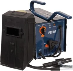 FERM Lasapparaat - 55-160 Ampere - 230/400V, Overhittingsbeveiliging - Incl. Bikhamer, Laskap