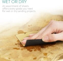 Navaris Schuurpapier - 42 Stuks - Voor Nat En Droog Gebruik - Geschikt Voor Handschuren - 93 X 230 Mm - Korrelgrootte P120-P3000 - Waterproof -Makita Winkel 1200x1159