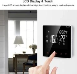 TechU™ Slimme Thermostaat Wit – Alleen Voor Elektrische Vloerverwarming – Bediening Met App & Wifi -Makita Winkel 1200x1160 24