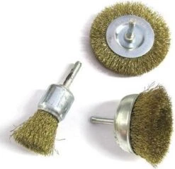 Topgear Staalborstelset Met Stift 6 Mm T.b.v. Boormachine - 3 Delig -Makita Winkel 1200x1160 4