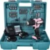 Makita DF333DWAP2 12 Volt Accuboormachine ROZE Met 2x Accu En 74 Delige Bitset In Koffer 1 Makita DF333DWAP2 12 Volt Accuboormachine ROZE Met 2x Accu En 74 Delige Bitset In Koffer -Makita Winkel 1200x1162 1