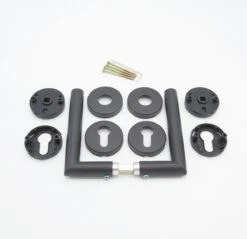 Slotman Solutions Mat Zwarte Deurklink RVS Met Rond Rozet En Cilindergat - Deurkruk Zwart Voor Stijlvolle En Elegante Uitstraling 15 Slotman Solutions Mat Zwarte Deurklink RVS Met Rond Rozet En Cilindergat - Deurkruk Zwart Voor Stijlvolle En Elegante Uitstraling -Makita Winkel 1200x1163 16