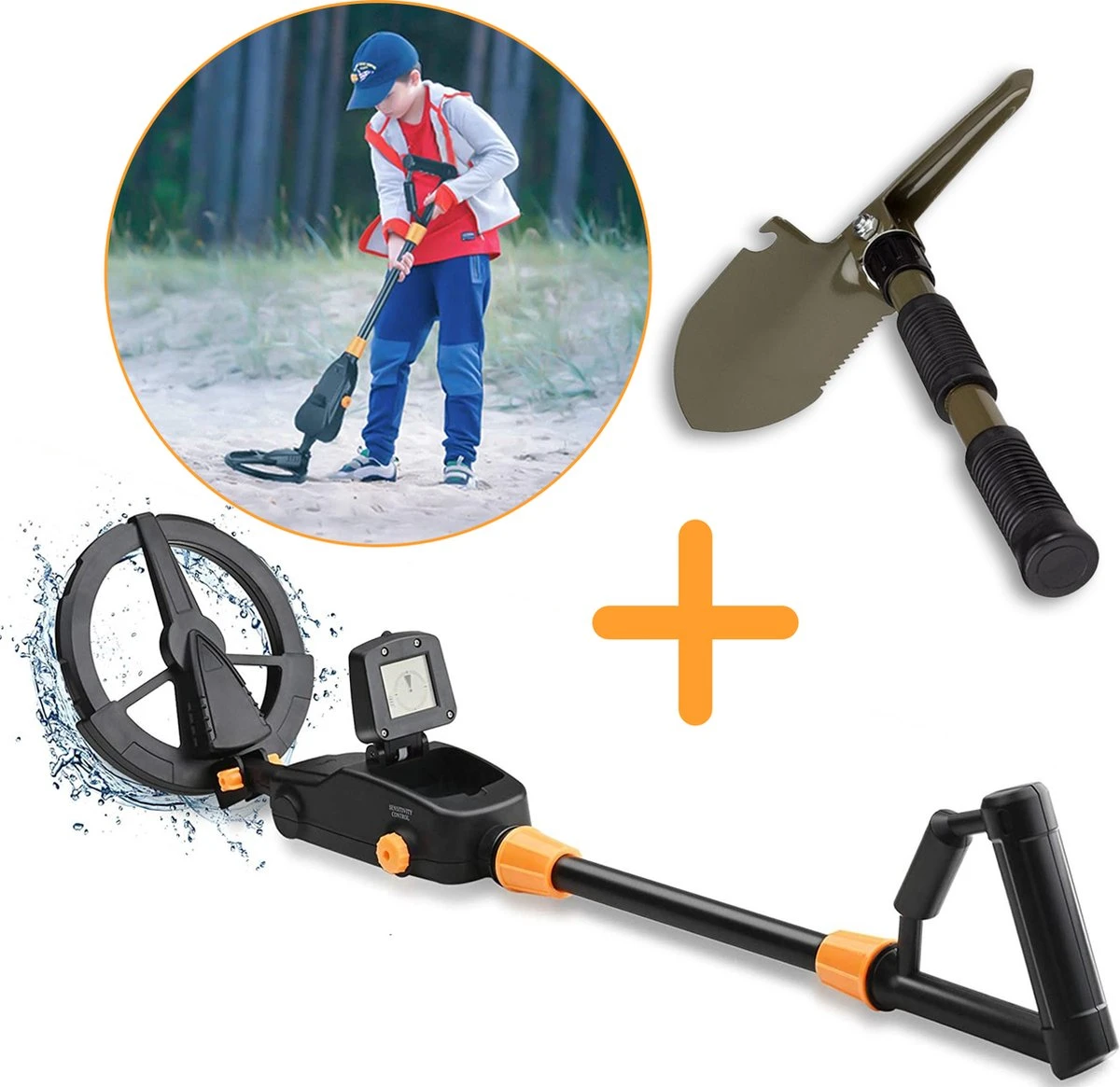 Metaaldetector - Portable Size - Metaaldetector Voor Kinderen - Inclusief Schep & NL Handleiding 3 Metaaldetector - Portable Size - Metaaldetector Voor Kinderen - Inclusief Schep & NL Handleiding