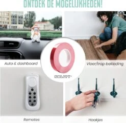 SOLITY® Dubbelzijdig Tape - Montagetape - Extra Sterk - Inclusief Extra’s - Transparant - 3m X 10mm 17 SOLITY® Dubbelzijdig Tape - Montagetape - Extra Sterk - Inclusief Extra’s - Transparant - 3m X 10mm -Makita Winkel 1200x1165 19