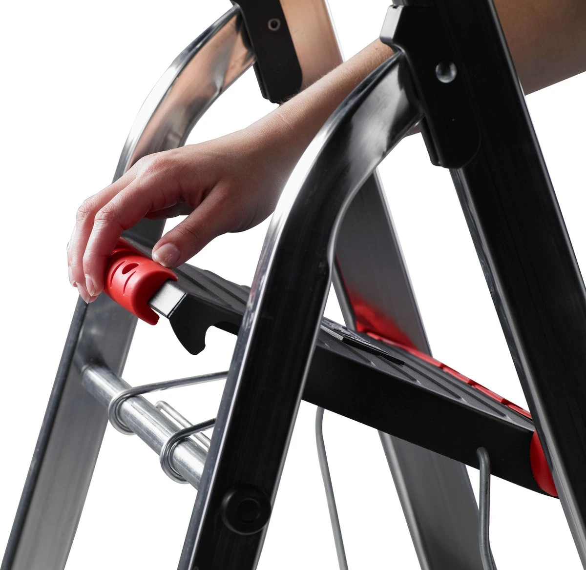 Altrex Double Decker Huishoudtrap 5 Treeds - Werkhoogte 3.05m 5 Altrex Double Decker Huishoudtrap 5 Treeds - Werkhoogte 3.05m - Afbeelding 3