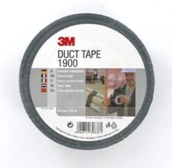 3M 1900 Duct Tape - 50M X 50MM - Zwart