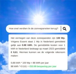 ZAAK. Topsolar 100Wp 12 Volt Zonnepanelen Compleet Pakket - Plug And Play - Camper - Boot - Caravan - Schuur - Aan Te Sluiten Op Accu -Makita Winkel 1200x1171 30