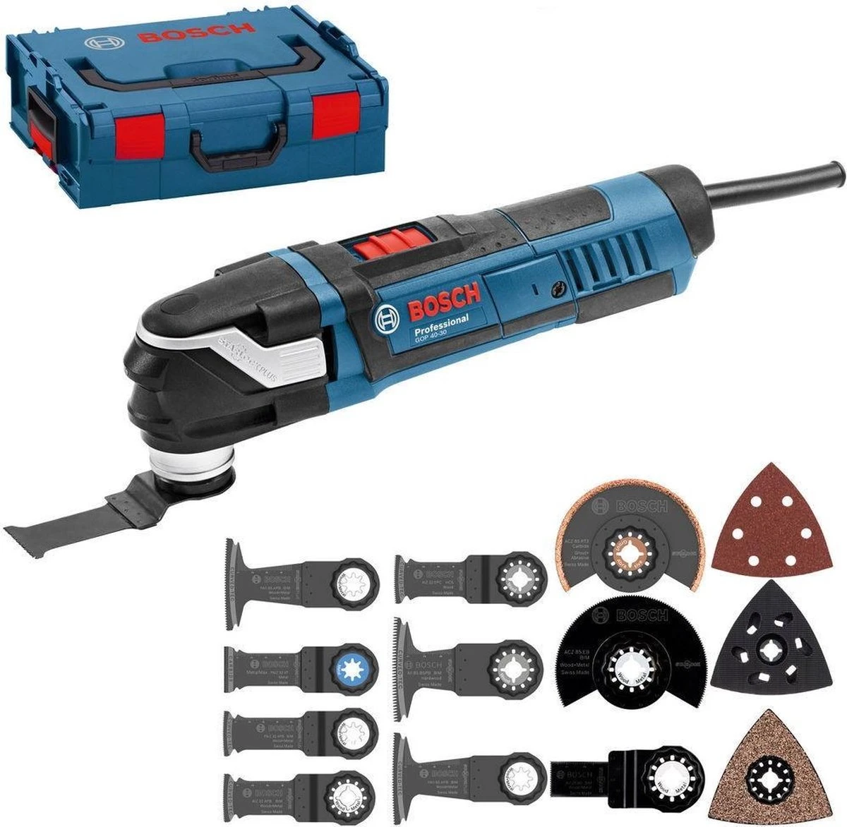 Bosch Professional GOP 40-30 Multitool - Oscillerend - 400 Watt - Met 12 Accessoires 10 Bosch Professional GOP 40-30 Multitool - Oscillerend - 400 Watt - Met 12 Accessoires - Afbeelding 8