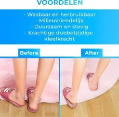 Merkloos Dubbelzijdige Nano Tape - Waterdichte Gekko Tape Herbruikbaar - 30mm Volledig Doorzichtig - 3cm Premium Grip Tape -Makita Winkel 1200x1176 18