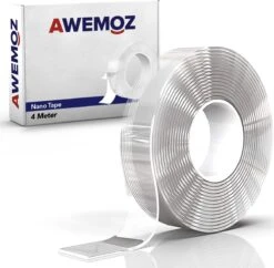AWEMOZ Nano Tape - Klussen - 4 Meter Lang - Dubbelzijdig Plakband Extra Sterk - Transparante Dubbelzijdige Tape Extra Sterk - NanoTape - Muur Tape - Waterdicht - Herbruikbaar -Makita Winkel 1200x1176 22