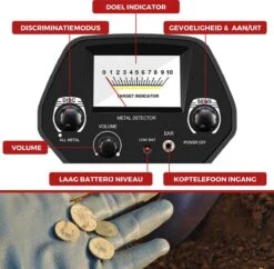 DETECT-IT Metaaldetector - Voor Kinderen En Volwassenen - Verstelbare Hoogte - Incl. Batterijen En Schep -Makita Winkel 1200x1177 11