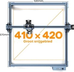 Merkloos Sculpfun S9 Laser Graveermachine | Ultra-Dunne Laser | Graveermachine | Laser Cutter | Hout Acryl Laser Snijmachine -Makita Winkel 1200x1177 7