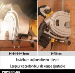 Powerplus POWX0650 Muurfrees - Sleufmachine - Sleuvenfrees - 1800W - 2x Ø150mm - Softstart - Zaagbladen Verstelbaar - Incl. Gereedschapskoffer, 2 Diamantzaagbladen En Stofzuigadaptor 13 Powerplus POWX0650 Muurfrees - Sleufmachine - Sleuvenfrees - 1800W - 2x Ø150mm - Softstart - Zaagbladen Verstelbaar - Incl. Gereedschapskoffer, 2 Diamantzaagbladen En Stofzuigadaptor -Makita Winkel 1200x1178 9