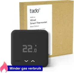 Extra Tado° Bedrade Slimme Thermostaat - Uitbreiding - Zwart -Makita Winkel 1200x1179 20