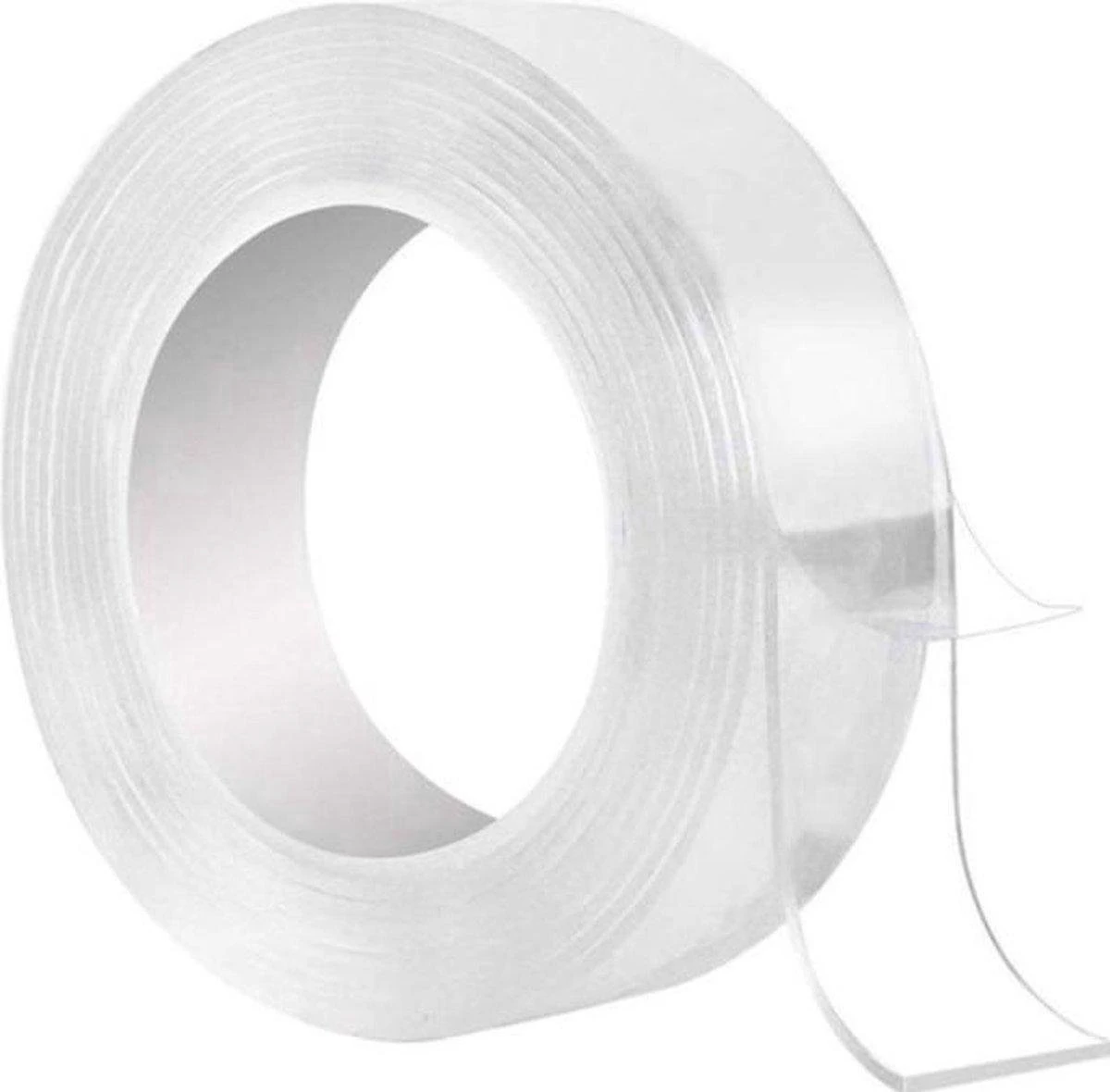Super Sterke Dubbelzijdig Tape – Herbruikbaar En Waterproof – 30 Mm Breed, 3 Meter - Montagetape - Transparant 3 Super Sterke Dubbelzijdig Tape – Herbruikbaar En Waterproof – 30 Mm Breed, 3 Meter - Montagetape - Transparant